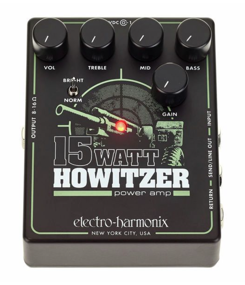 Electro Harmonix 15 Watt Howitzer Pedal Amp/Pre