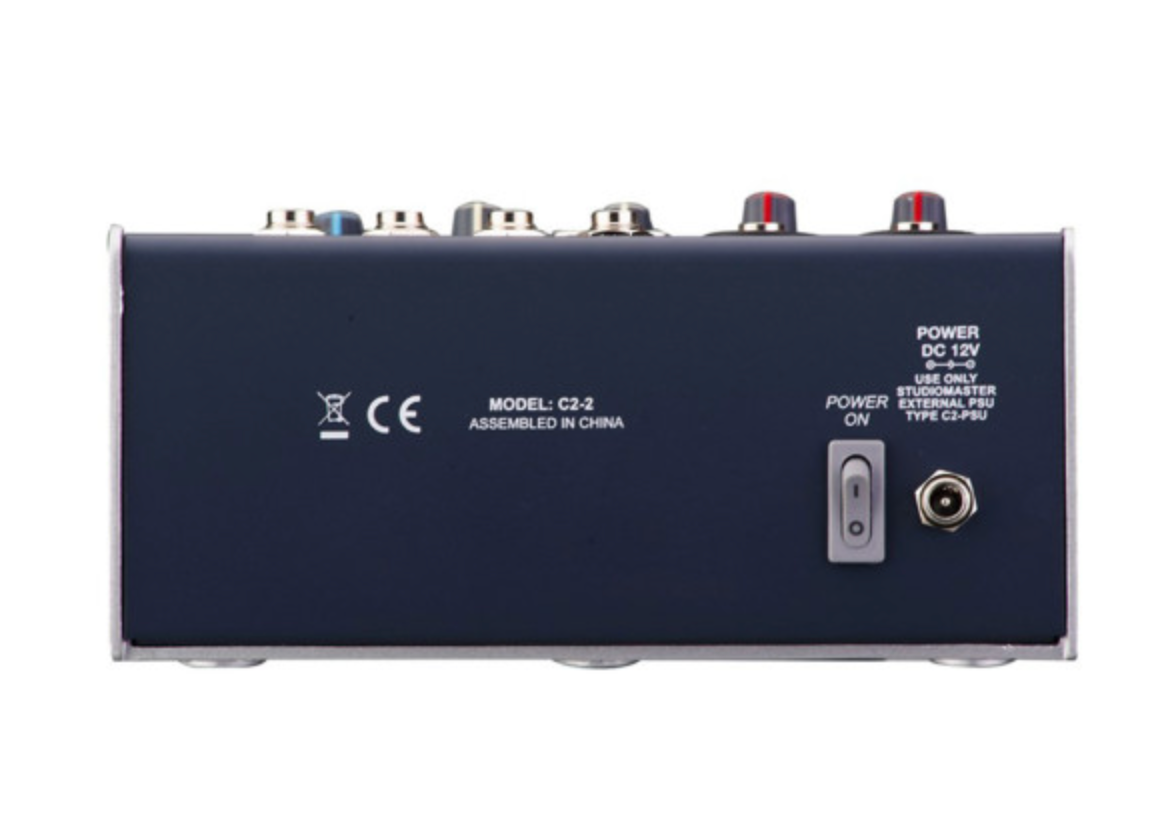 C2-2 2CH Compact Mixer 6 input / 2 Mic / 2 Stereo / 2bandEQ