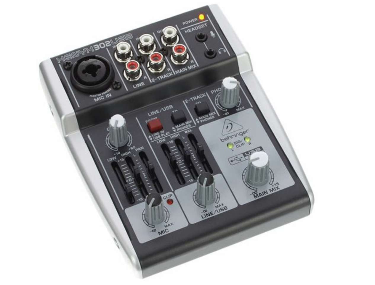 Behringer Xenyx 302USB Mixer and USB Interface