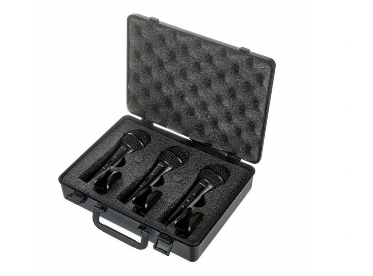 Behringer XM1800S Dynamic Microphones with Case (Set of 3)
